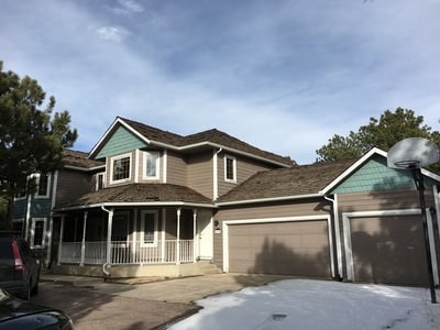 Colorado home with a brand new roof