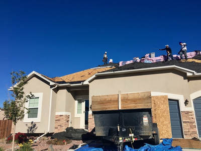 Beautiful Colorado home receiving a new roof
